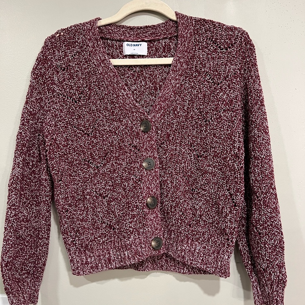 Old Navy cropped cardigan. Size small xsmall.
